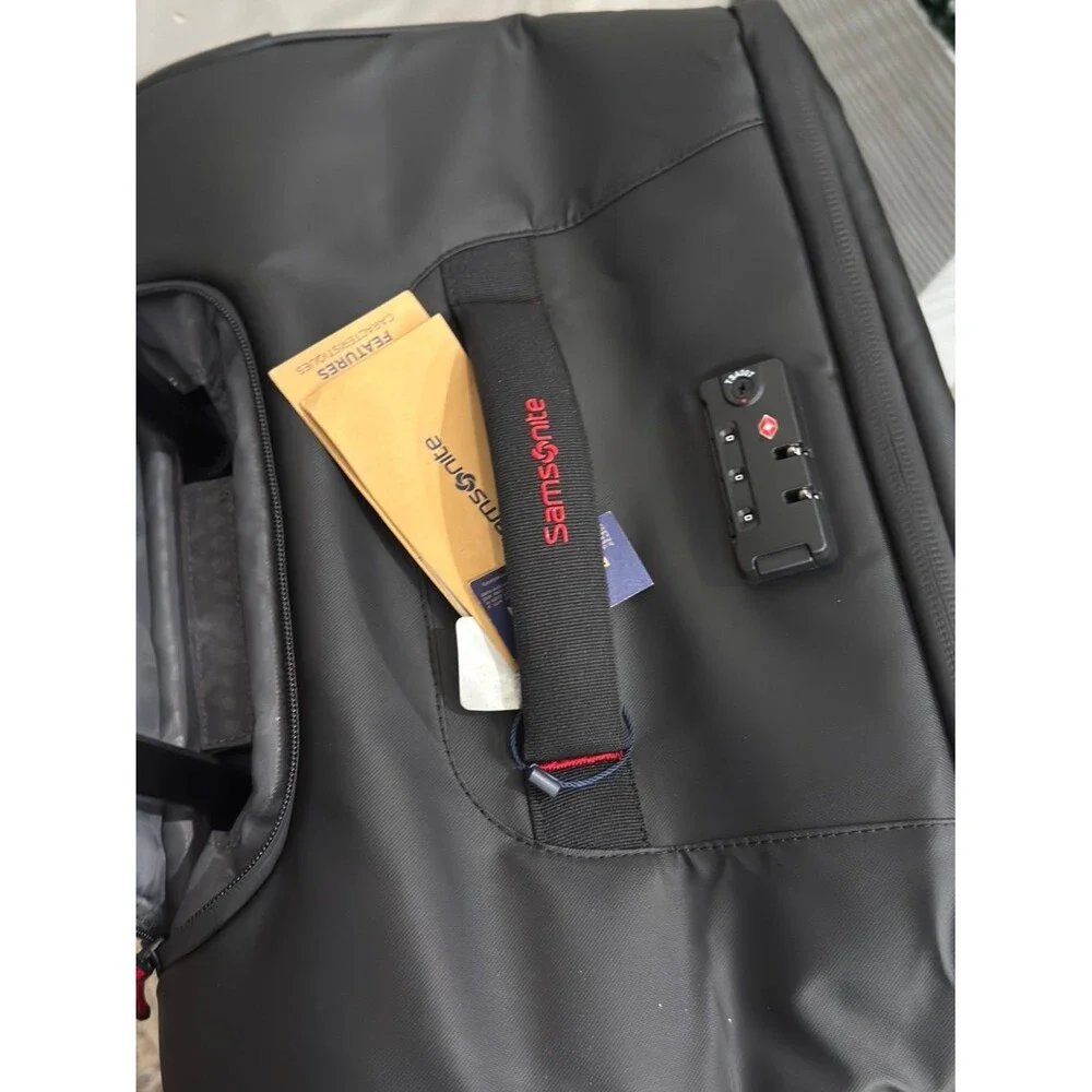 Samsonite ECODIVER LARGE WHEELED DUFFEL Black Duffel luggage travel bag